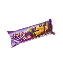 Kukuřičné trubičky Alaska kakaové 18g